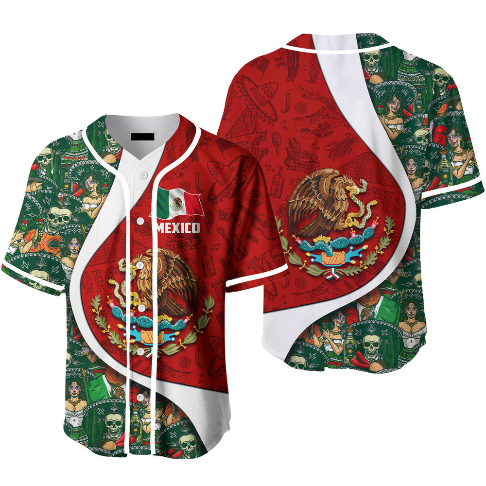 Mexican Baseball Jersey Mexico Day Proud Of Mexican Fiesta Mexican Jer mexican-baseball-jersey-mexico-day-proud-of-mexican-fiesta-mexican-jer