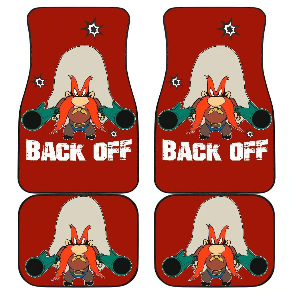 Looney Tunes Car Floor Mats Looney Tunes Yosemite Sam Back Off Car Mat ...