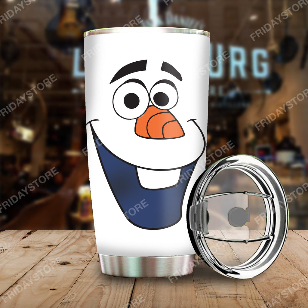 DN Tumbler Olaf Some People Are Worth Frozen Tumbler Cup DN Frozen Travel Mug Cute High Quality Olaf Tumblers