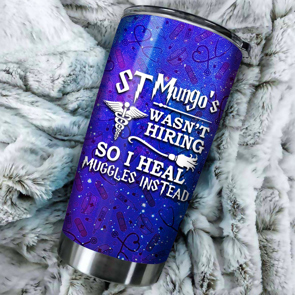  HP Tumbler Nurse ST.Mungo's Wasn't Hiring Tumbler Cup Amazing HP Travel Mug Nurse Tumblers 2024
