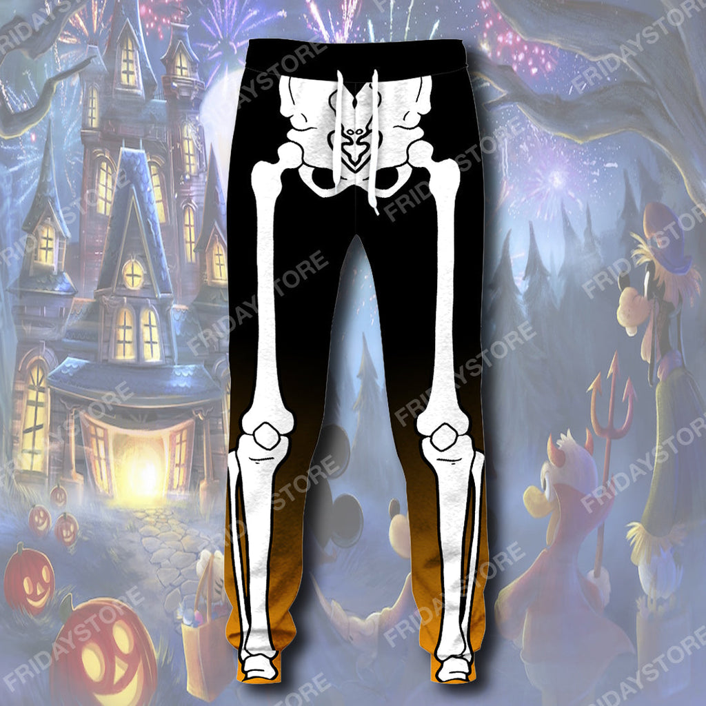  DN Pants Happy Halloween Party Bone Jogger Awesome DN Sweatpants