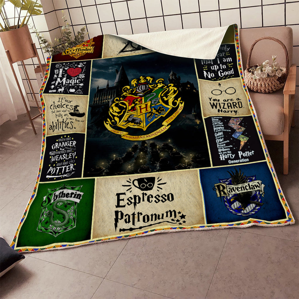  HP Blanket 4 Houses And Quotes Blanket High Quality HP Blanket 2023