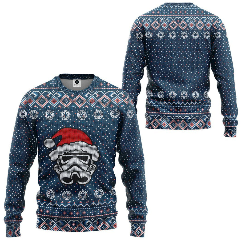 SW Ugly Sweater SW Stormtrooper Christmas Blue Sweater