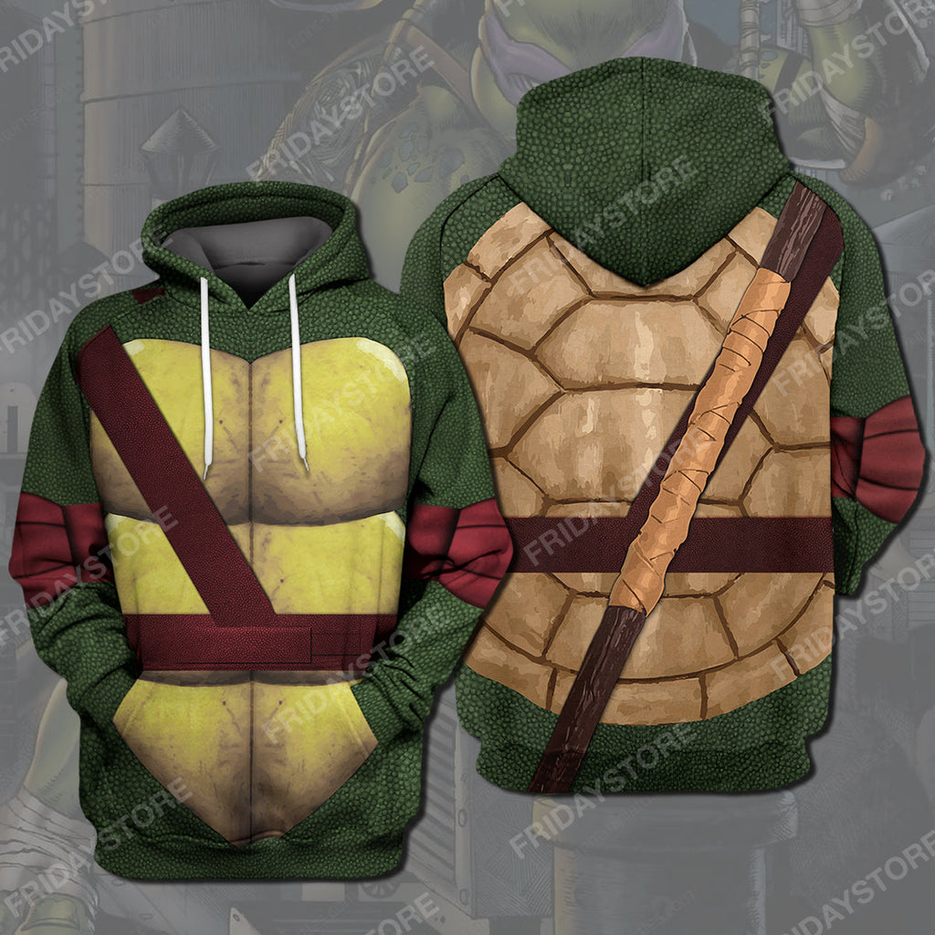  TMTN Hoodie Dona Ninja Turtles Costume T-shirt TMNT Shirt Sweater Tank Cool TMNT Cosplay Costume Apparel 