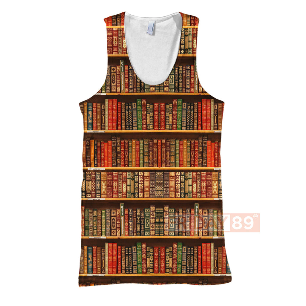 Gifury Book T-shirt Book Reader Library Books Wall Book Lovers T-shirt Book Hoodie Tank Sweater 2024