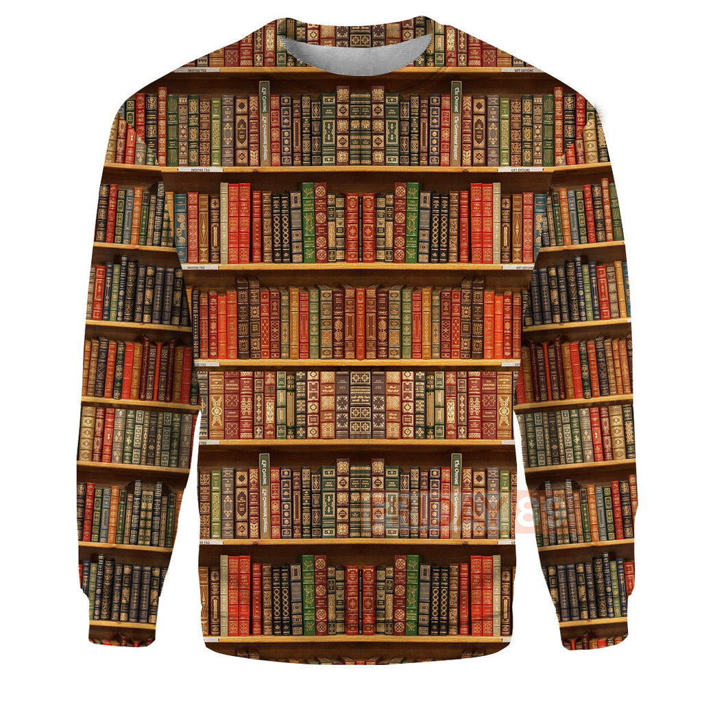 Gifury Book T-shirt Book Reader Library Books Wall Book Lovers T-shirt Book Hoodie Tank Sweater 2023