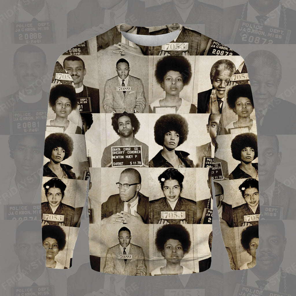 Melanin Civil rights Leaders Hoodie Civil Rights T-shirt Hoodie