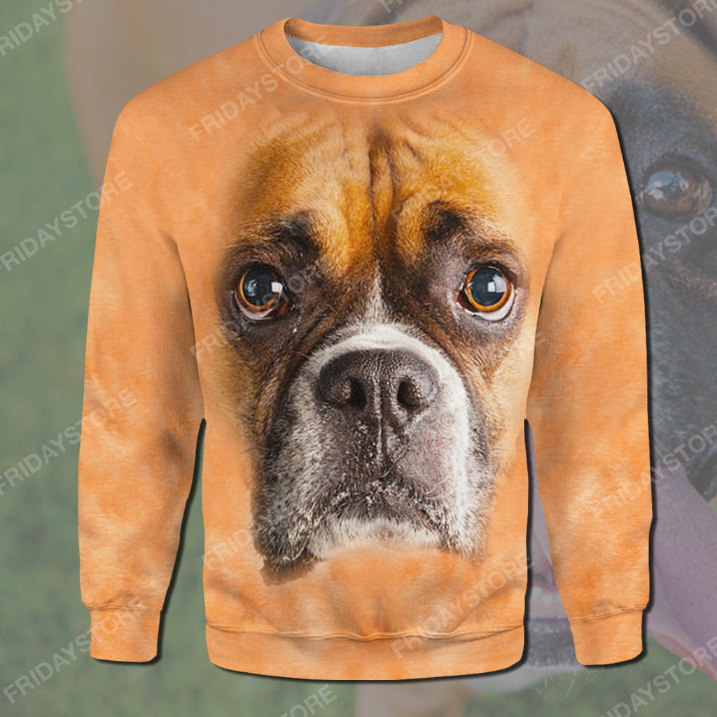 Gifury Dog T-shirt Boxer All Over Print 3D  T-shirt Boxer Dog Graphic Shirt Dog Hoodie Sweater Tank 2023