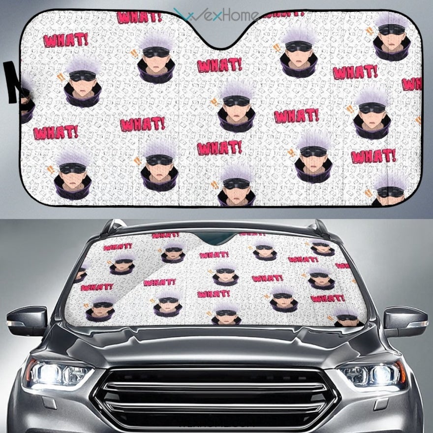 Jujutsu Kaisen Car Sun Shade Satoru Surprise Face What Pattern Winshie ...