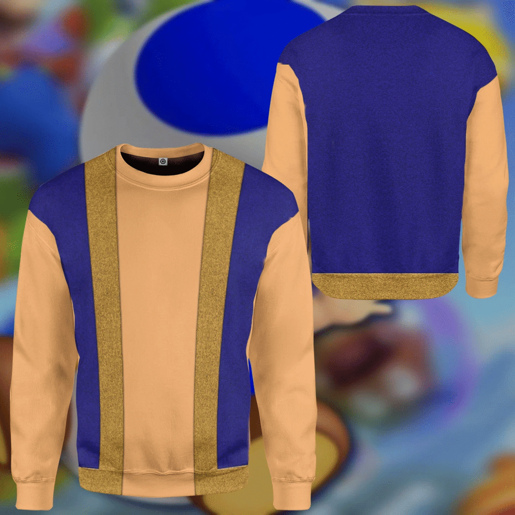 Toad Toodler Custom Cosplay Costume Hoodie QT210131Tf