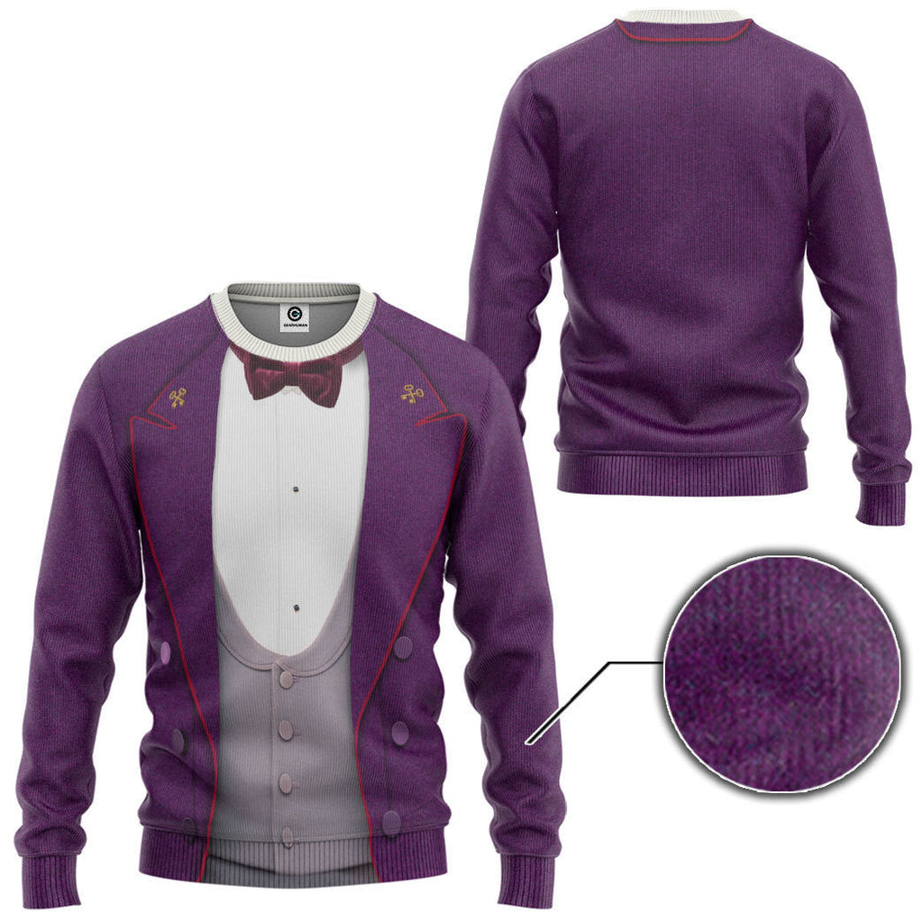 QT208586Hg The Grand Budapest Hotel M.Gustave Custom Cosplay Costume Hoodie
