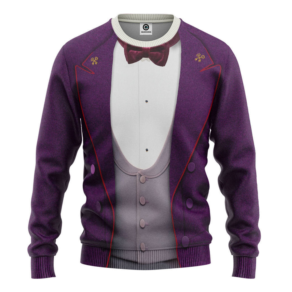 QT208586Hg The Grand Budapest Hotel M.Gustave Custom Cosplay Costume Hoodie