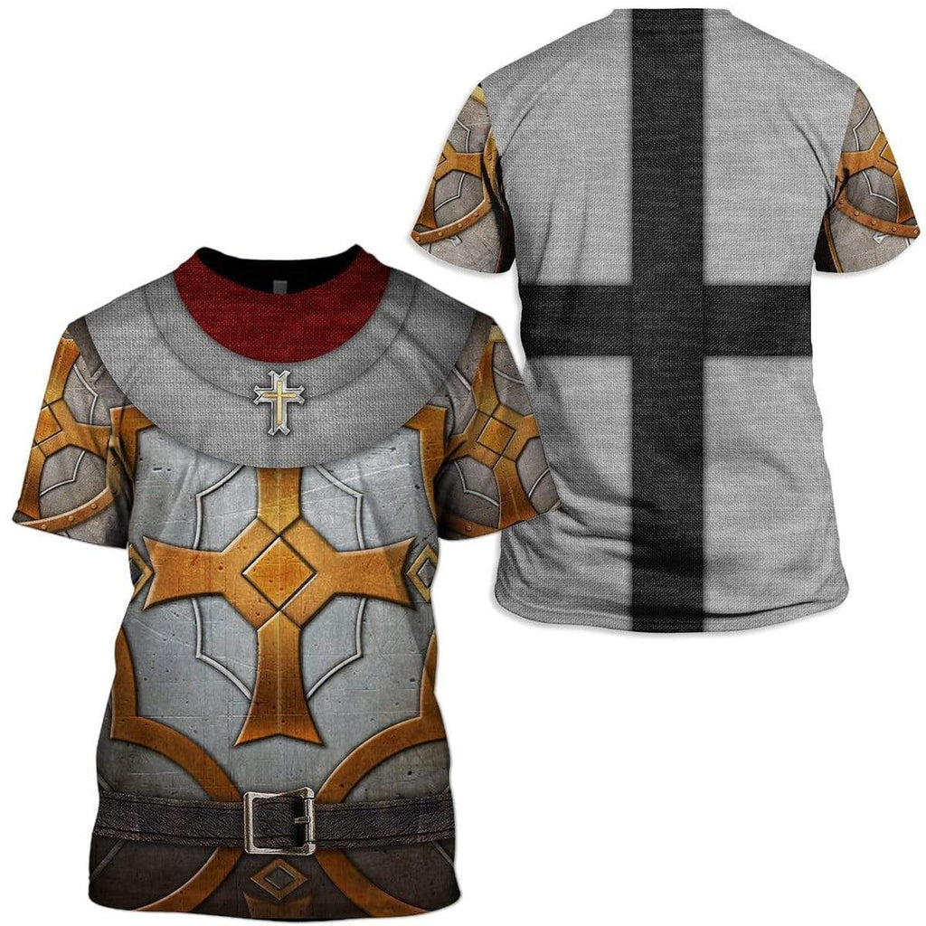 Knight Templar Custom Cosplay Costume T-shirt - Hoodies