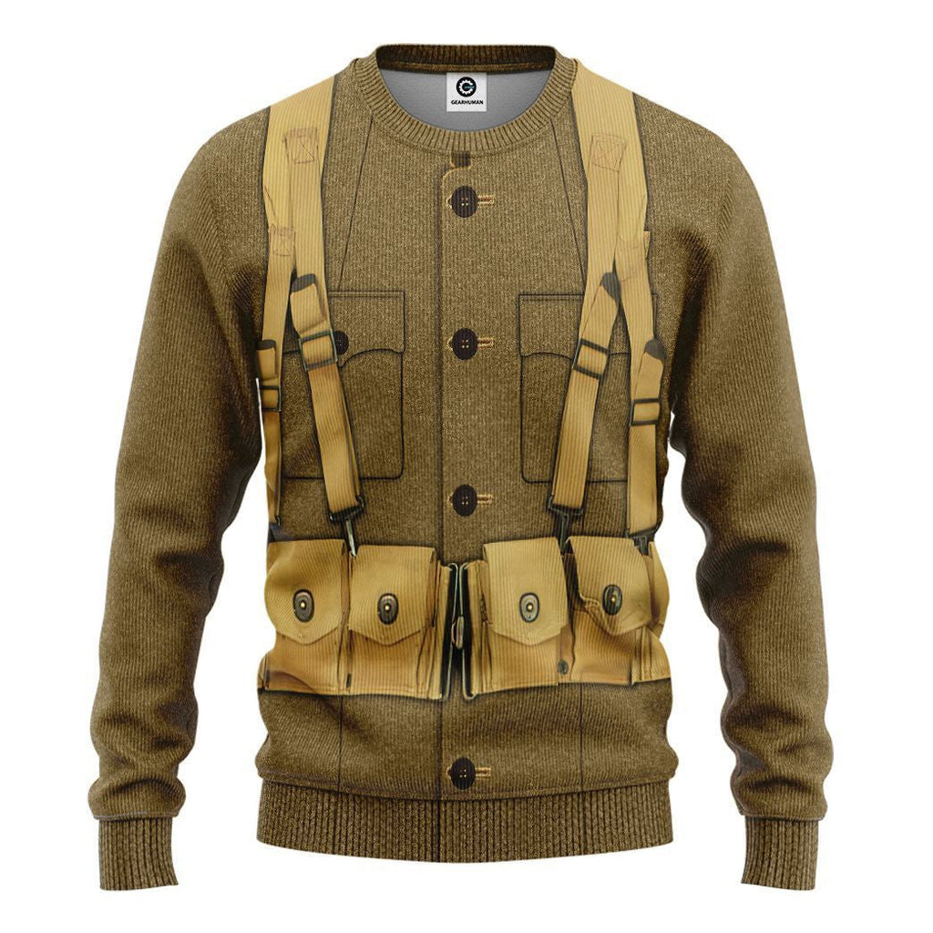 WWI Soldier Custom Cosplay Costume Hoodie QT210450