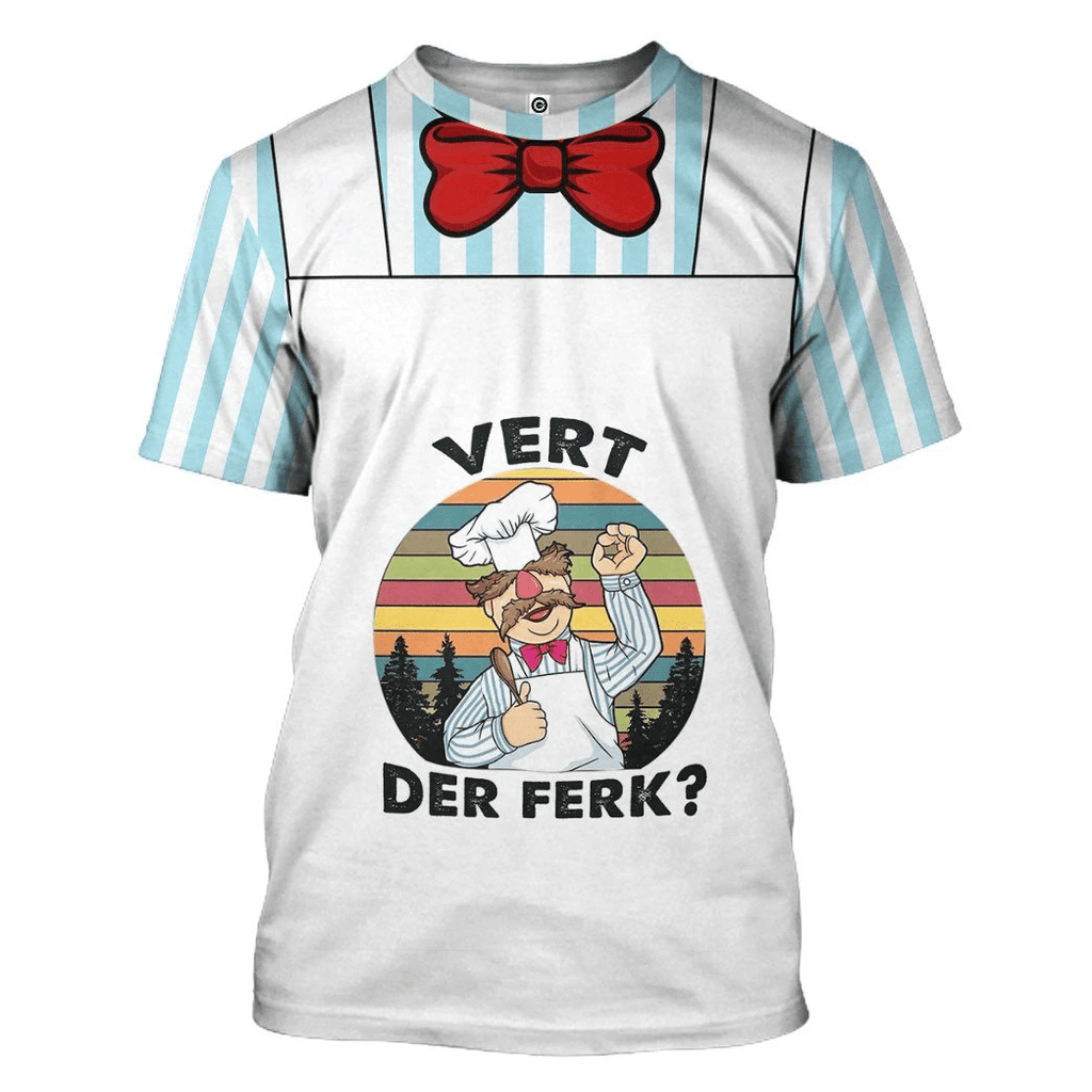 Swedish Chef Custom Cosplay Hoodie QT210128Tf