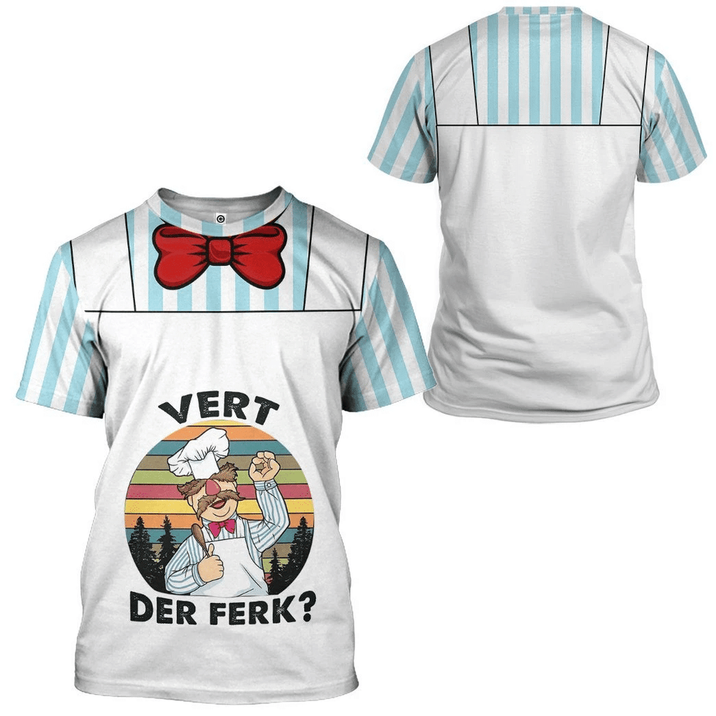 Swedish Chef Custom Cosplay Hoodie QT210128Tf