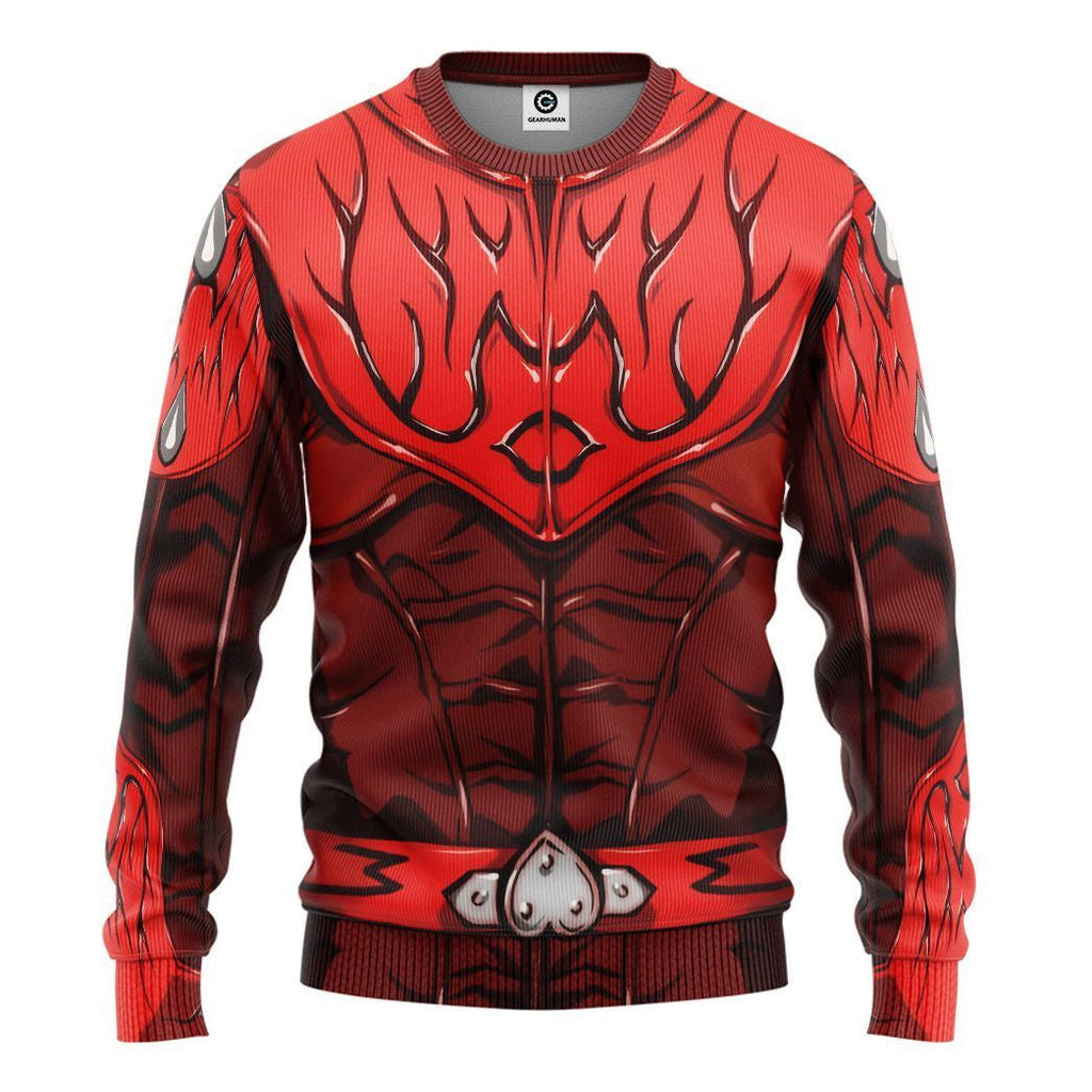 Momotaros Kamen Rider Custom Cosplay Costume Hoodie QT205061Hf