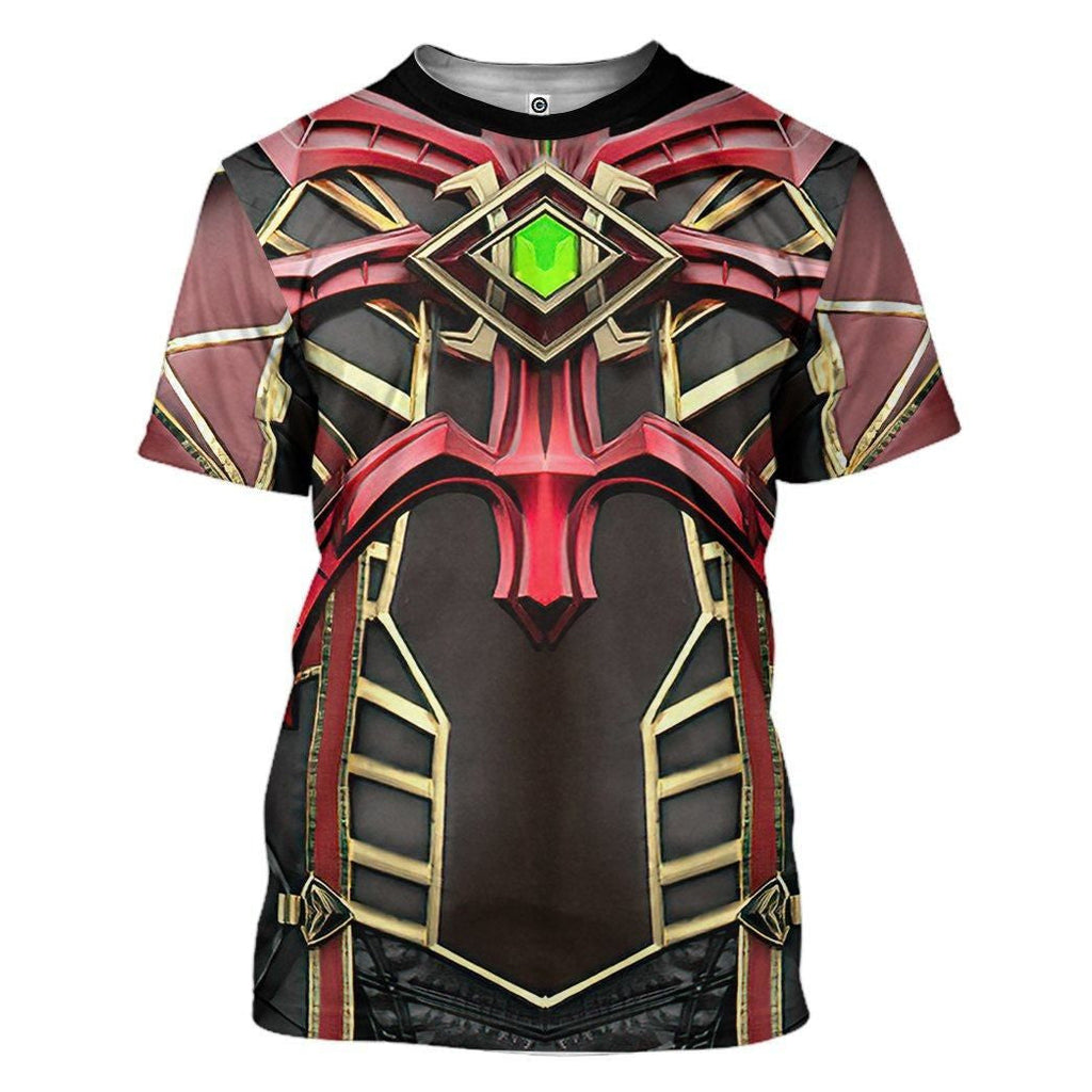 Mortal Kombat Ermac Custom Cosplay Costume Hoodie QT211247Tf