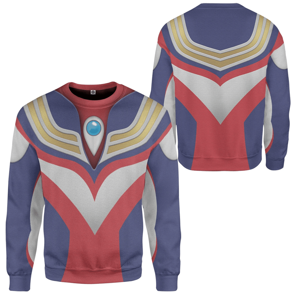 Ultraman Tiga Custom Cosplay Costume Hoodie QT302488Hc