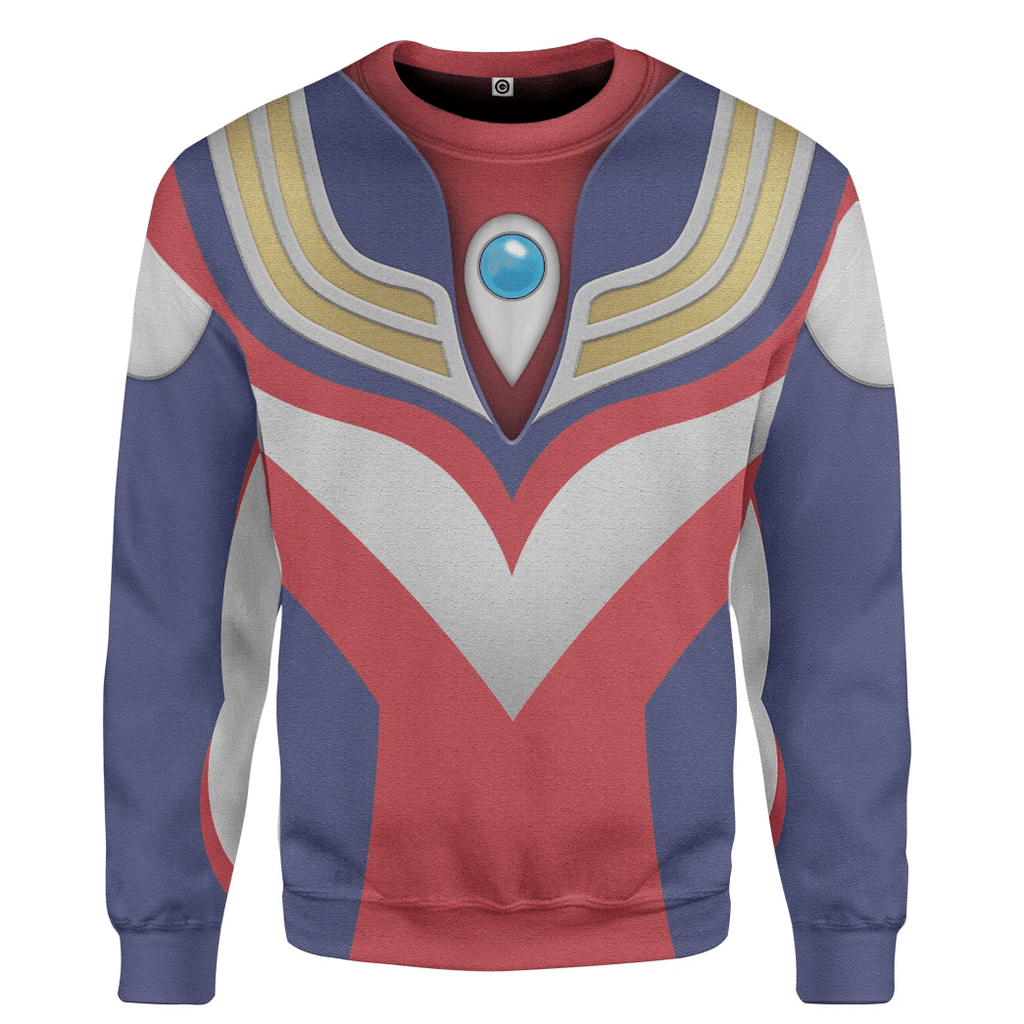 Ultraman Tiga Custom Cosplay Costume Hoodie QT302488Hc