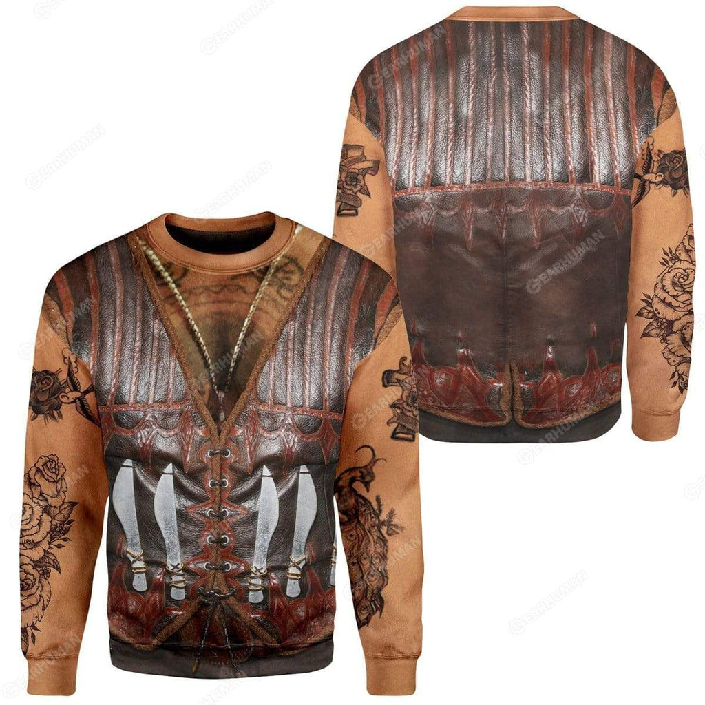 Custom Cosplay Costume Danny Trejo Zip Hoodie Sweatshirt QT302506Hg