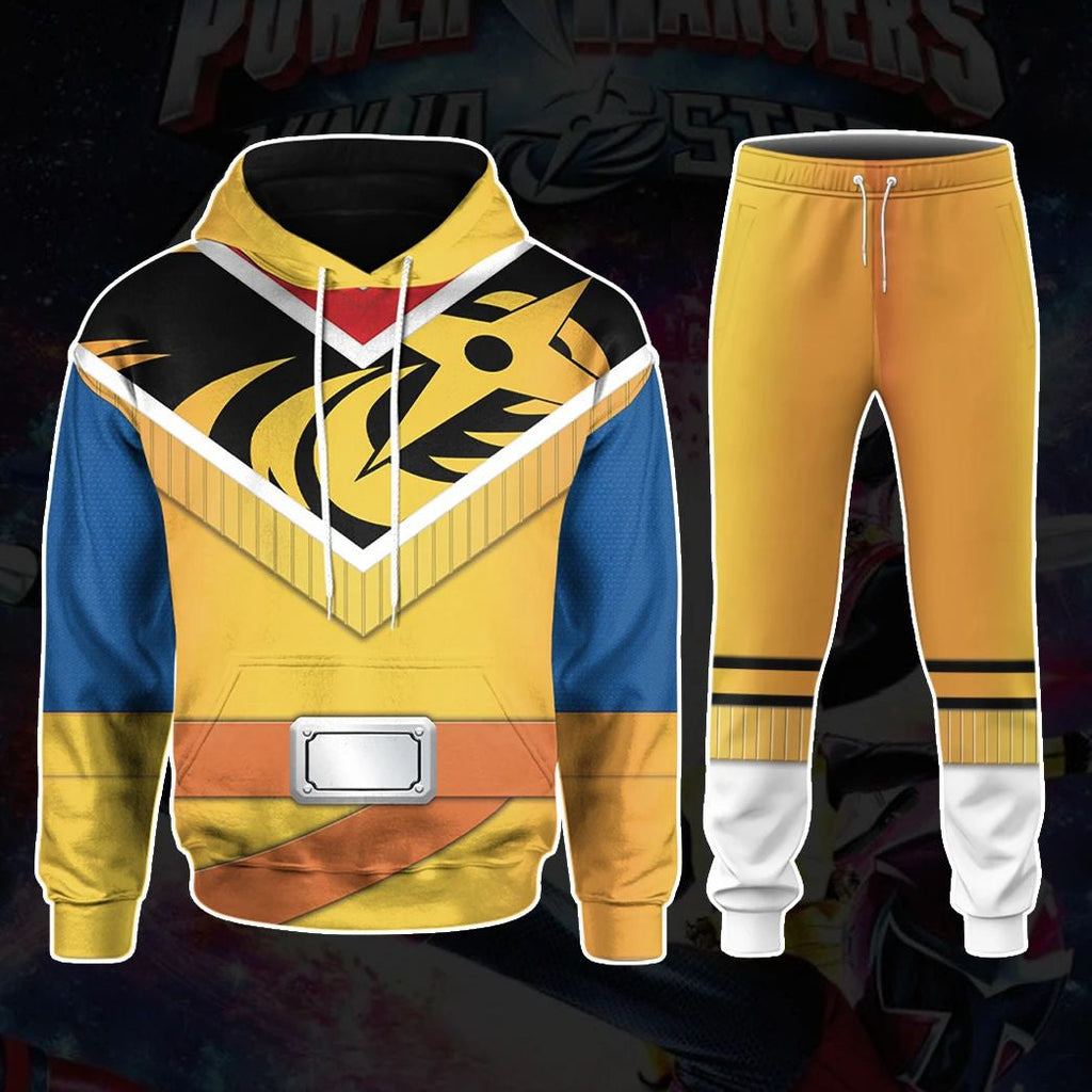 Power Ranger Ninja Steel Gold Ranger Custom Cosplay Costume Hoodie QT211538Hf