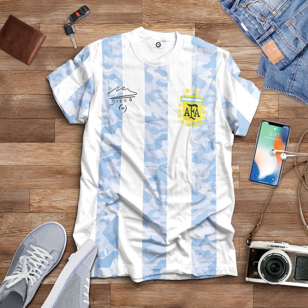 Diego Maradona Home Jersey - Cosplay Costume Hoodie QT305073