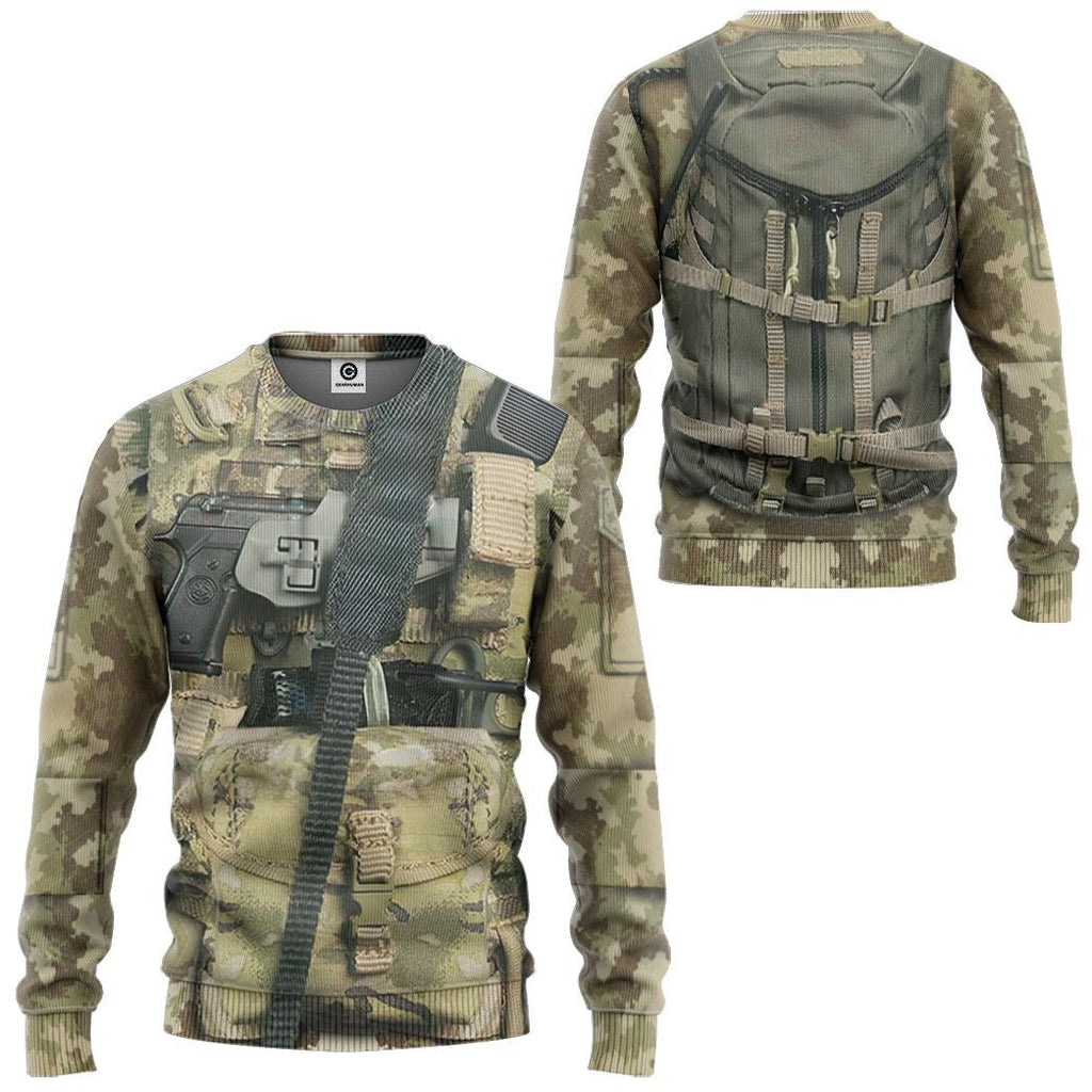 US Navy SEAL UNIFORM Custom Cosplay Costume Hoodie QT206321Hg