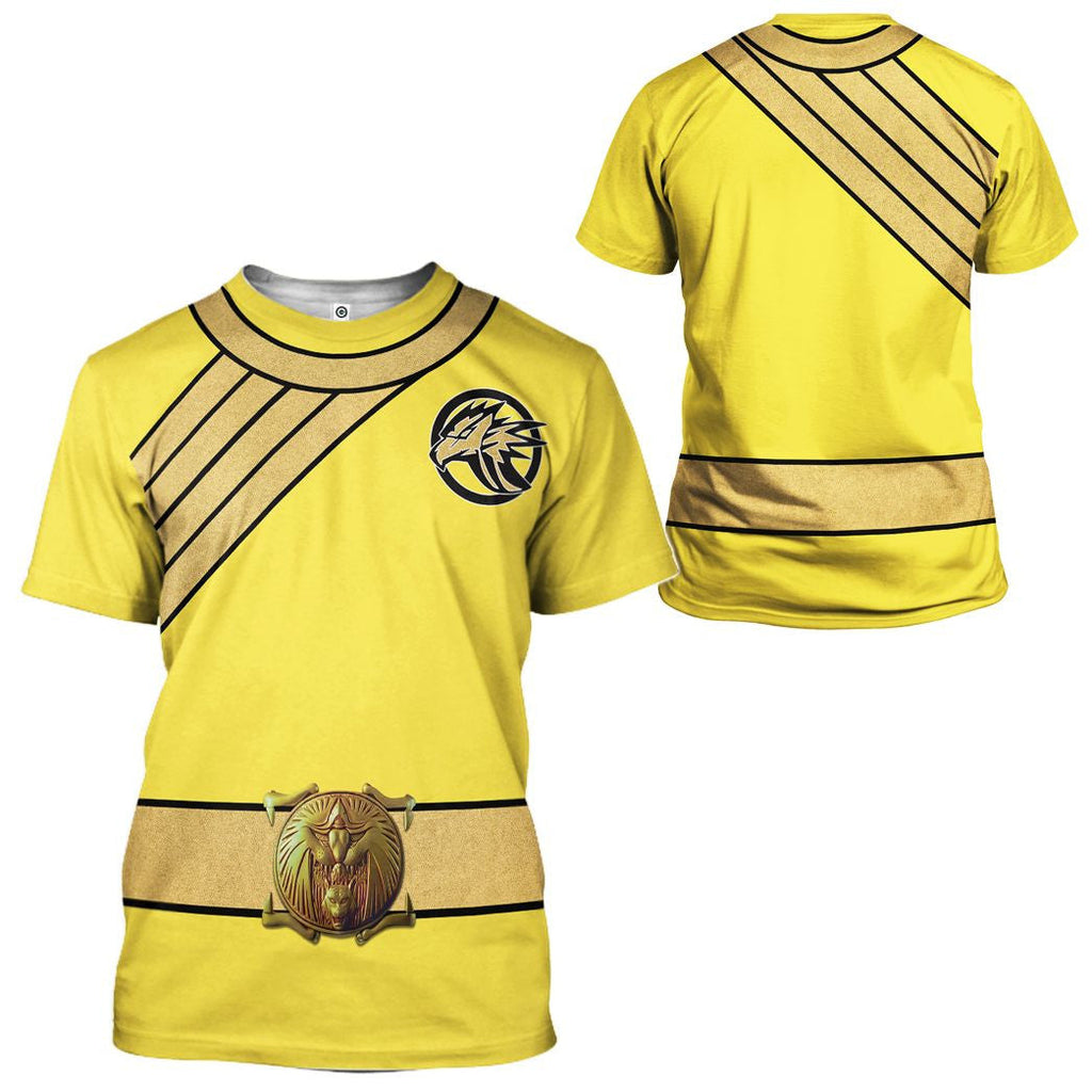 Yellow Wild Force Ranger Custom Cosplay Costume Hoodie QT210310Hg