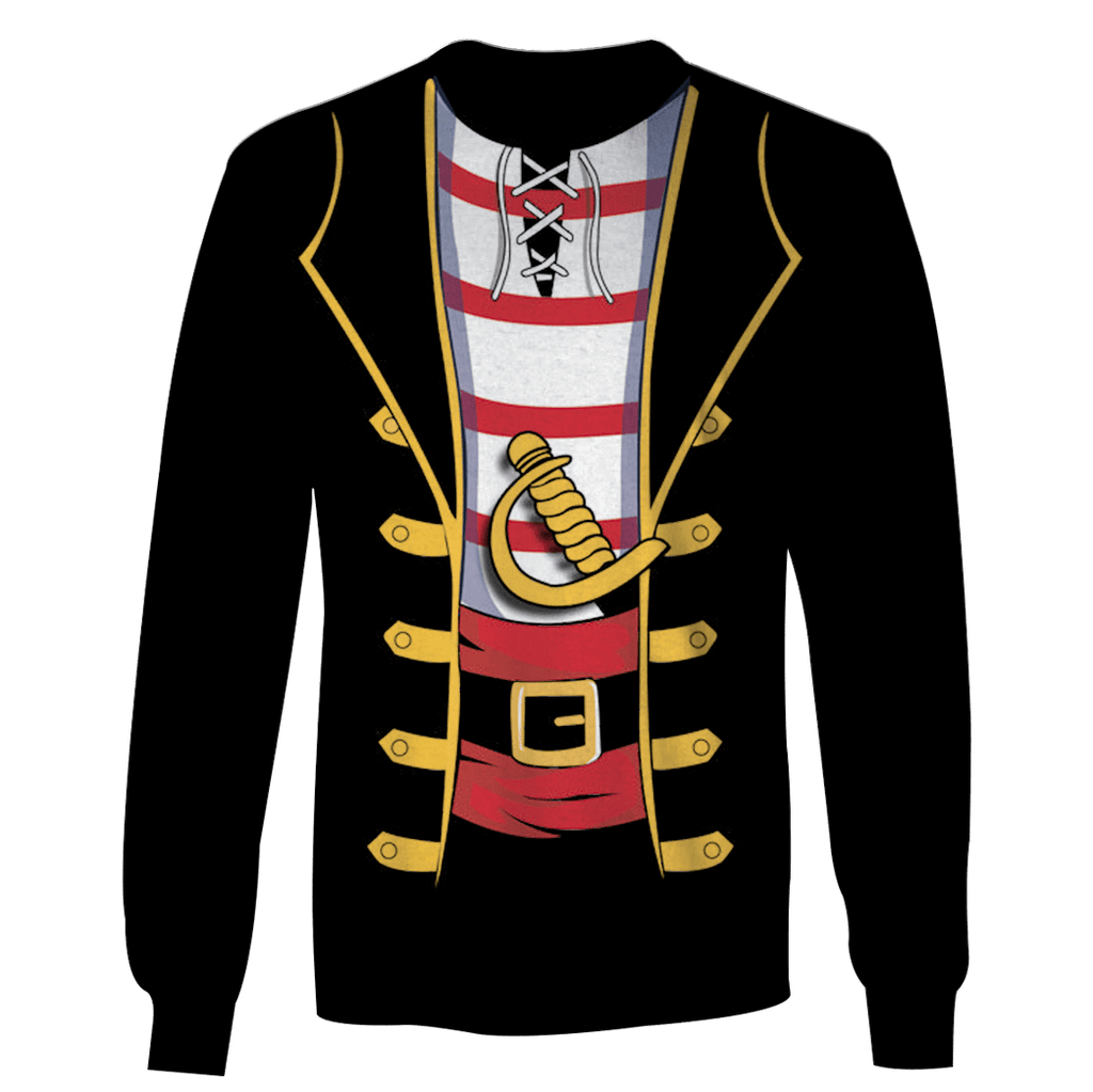 Funny Men's Pirate Custom Cosplay Costume T-shirt - Hoodies QT210706Hf