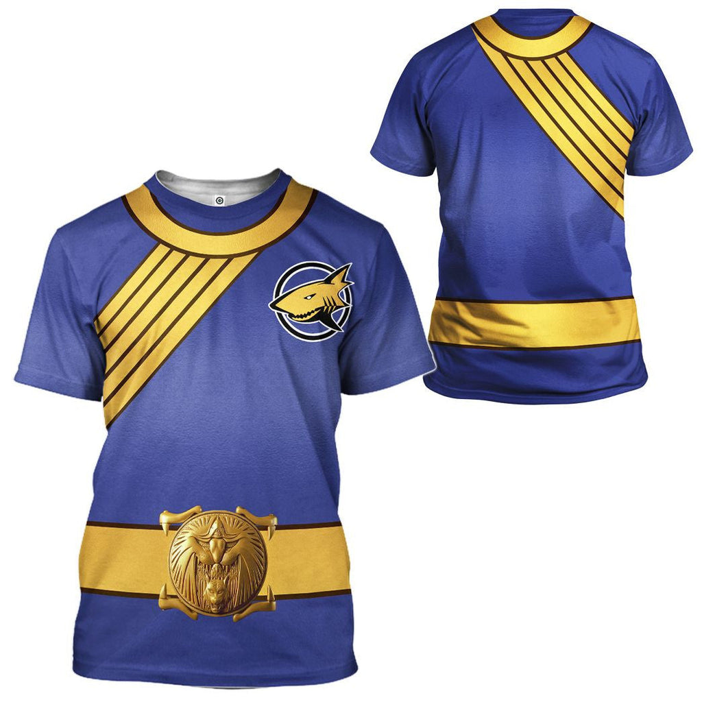 Blue Wild Force Ranger Custom Cosplay Costume Hoodie QT210354Hf