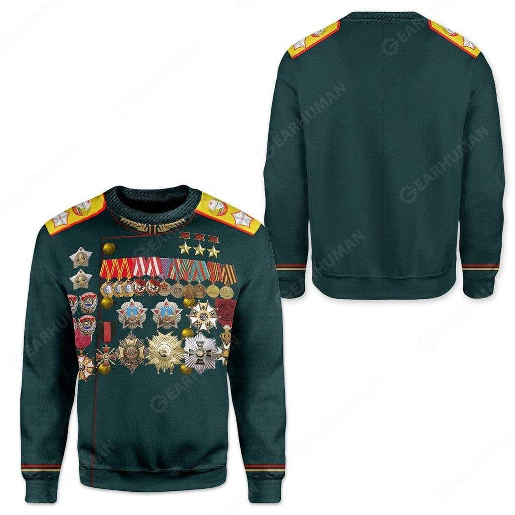 Georgy Zhukov Custom Cosplay Costume Hoodie QT207009Hf Zip Hoodie Sweatshirt