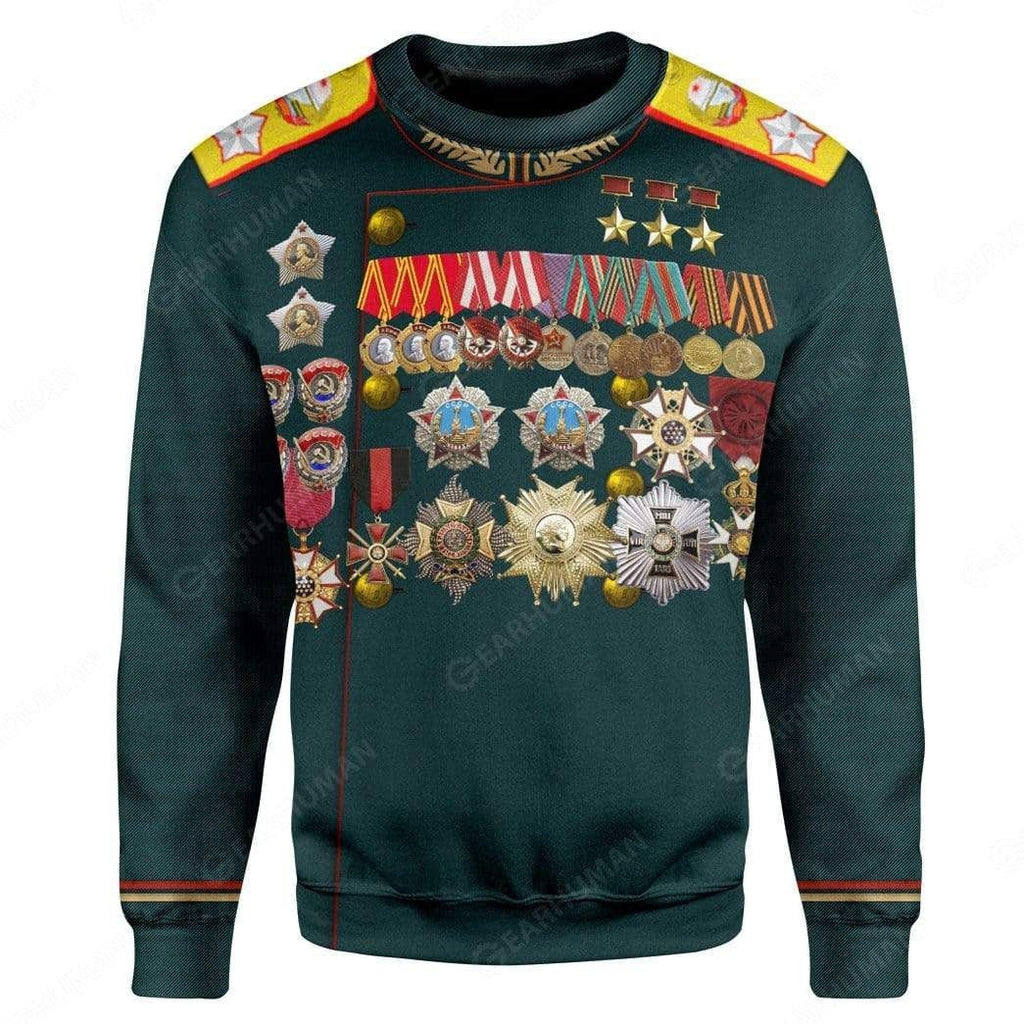 Georgy Zhukov Custom Cosplay Costume Hoodie QT207009Hf Zip Hoodie Sweatshirt