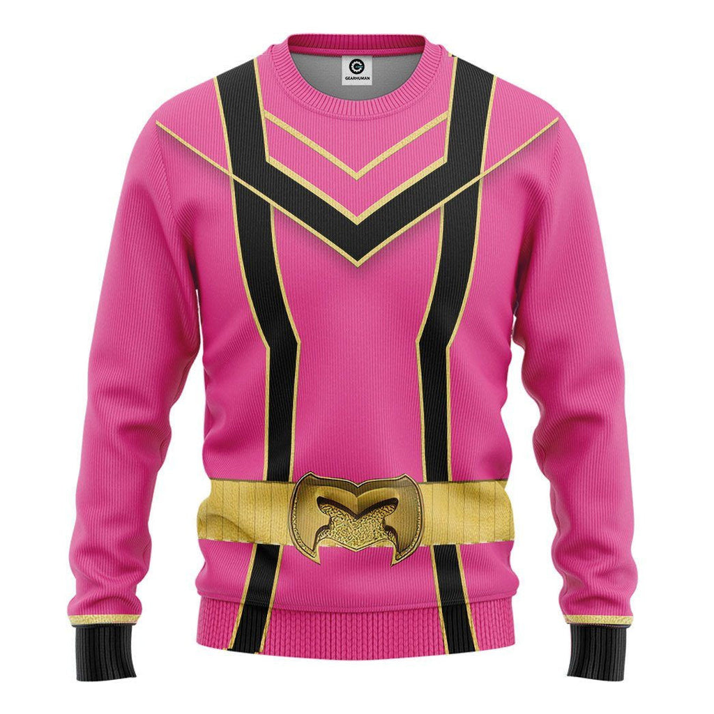 Pink Power Rangers Mystic Force Cosplay Costume - Hoodie