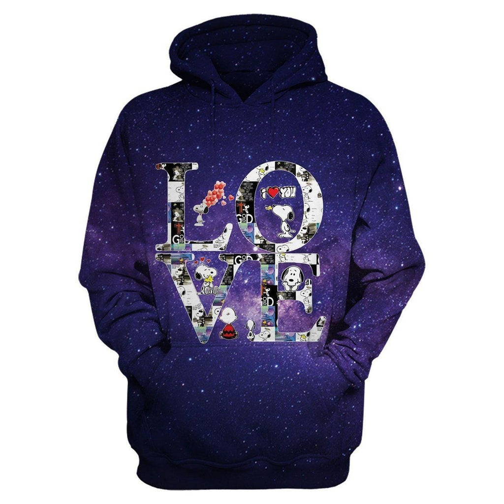 Peanuts Snoopy Hoodie, Gift For Fan Ver5, Aop Hoodie