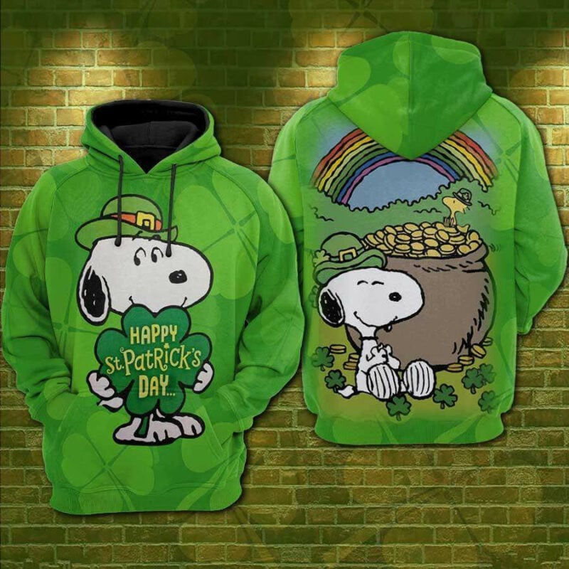 Snoopy Patrick's Day 2022 Hoodie Zip Hoodie