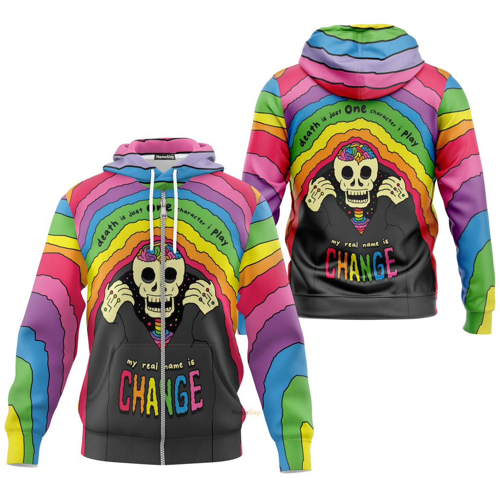 My Real Name Is Change Custom Hoodie QT305265Hf