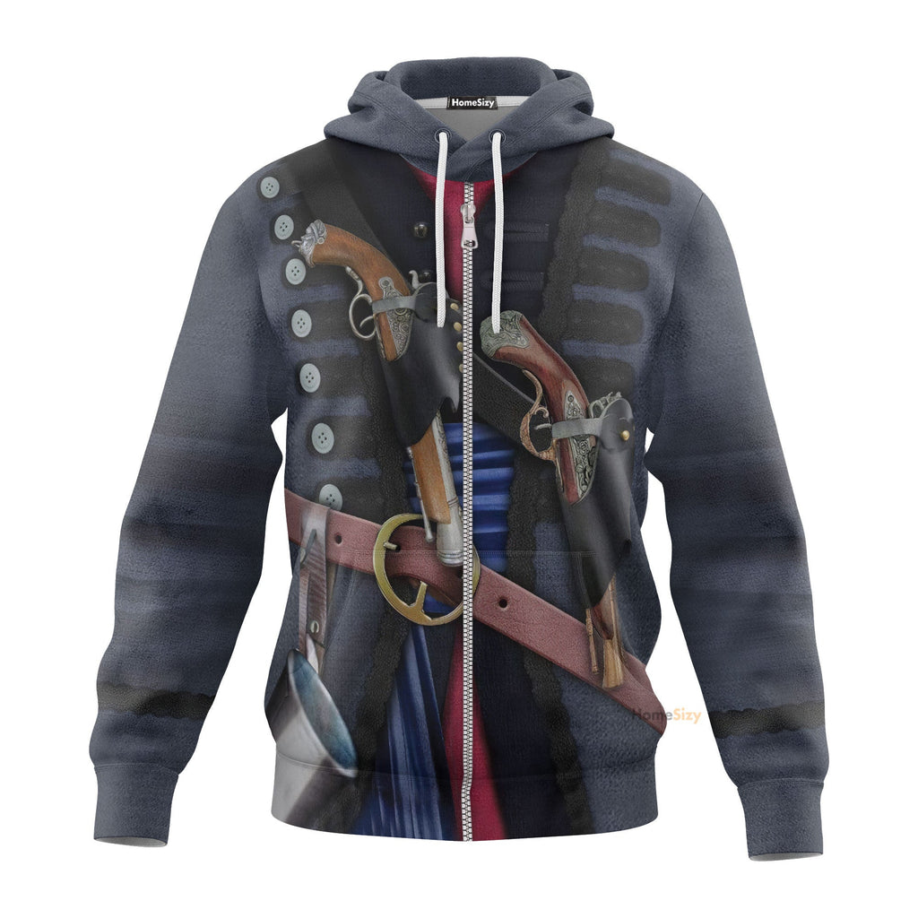 QT209029Hg Pirate Custom Cosplay Costume Hoodie