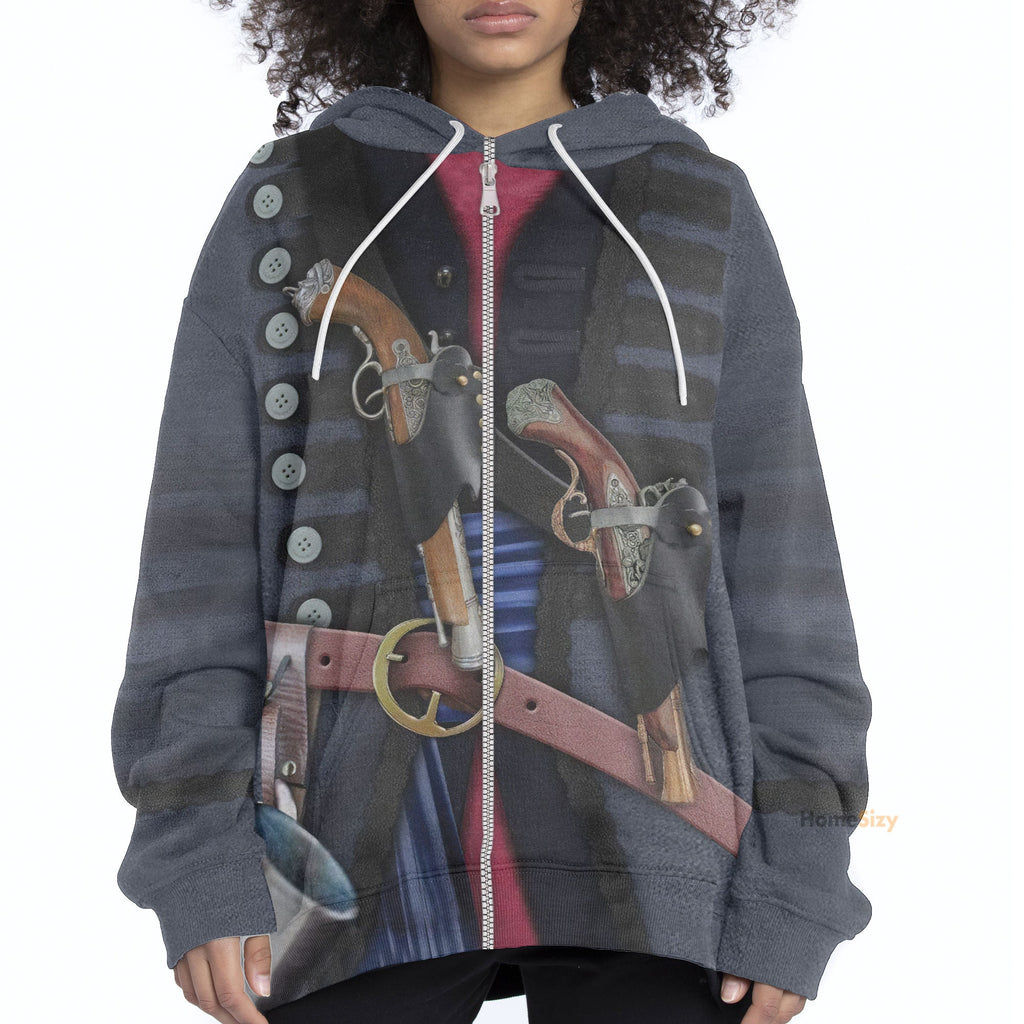 QT209029Hg Pirate Custom Cosplay Costume Hoodie