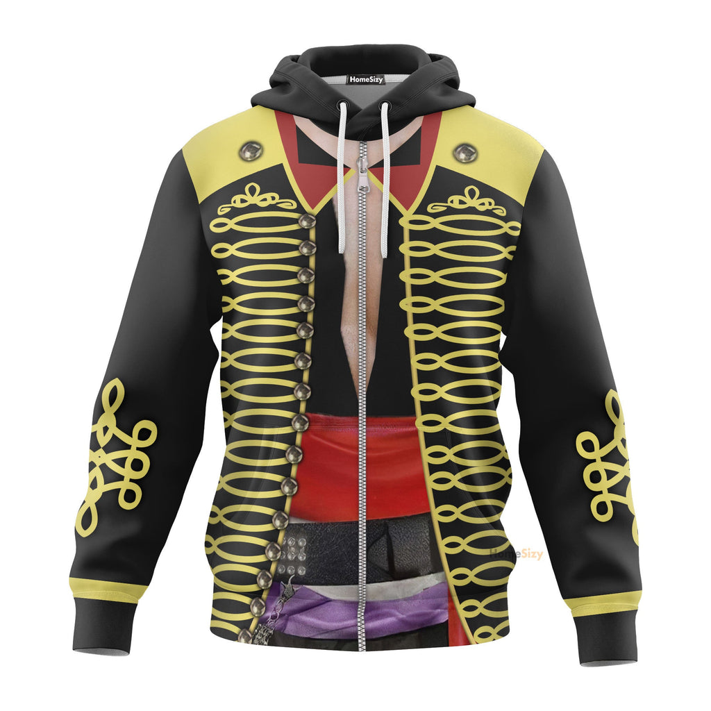Adam Ant Zip Custom Cosplay Costume Hoodie QT207236Hf