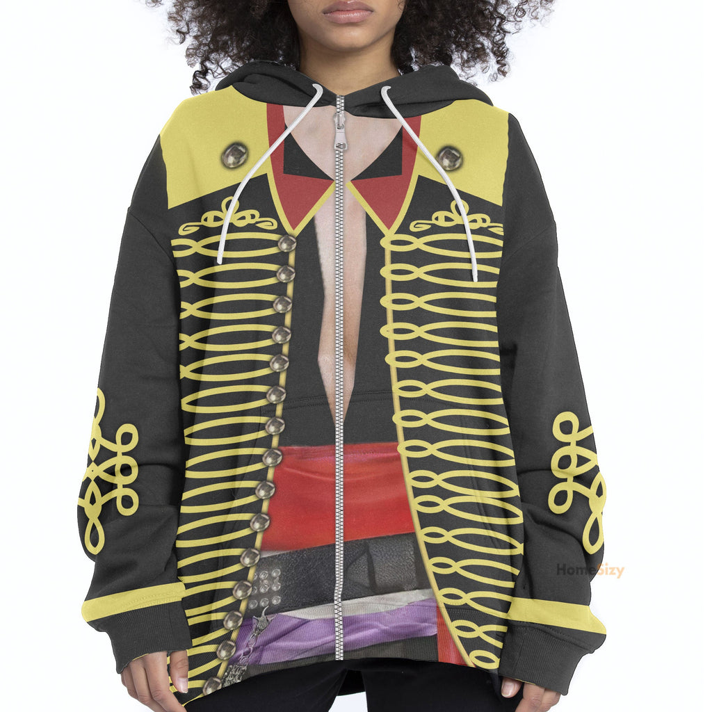 Adam Ant Zip Custom Cosplay Costume Hoodie QT207236Hf