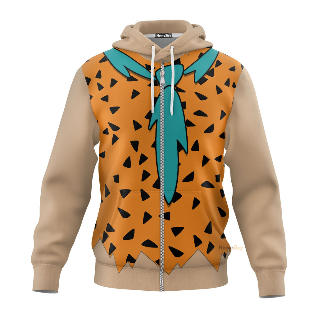 Fred Flintstone Custom Cosplay Costume Hoodie QT210277Hf