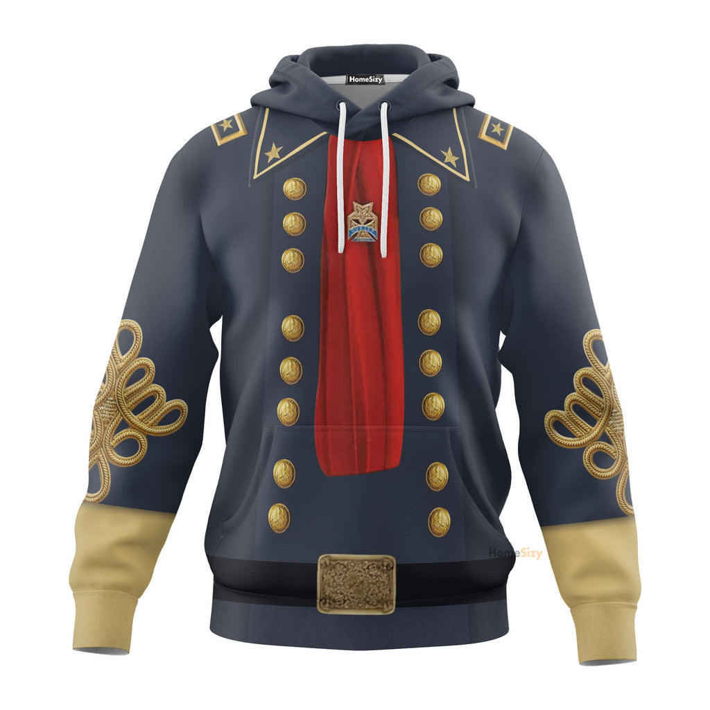Custom Cosplay Costume George Armstrong Custer Hoodie QT301121Hf