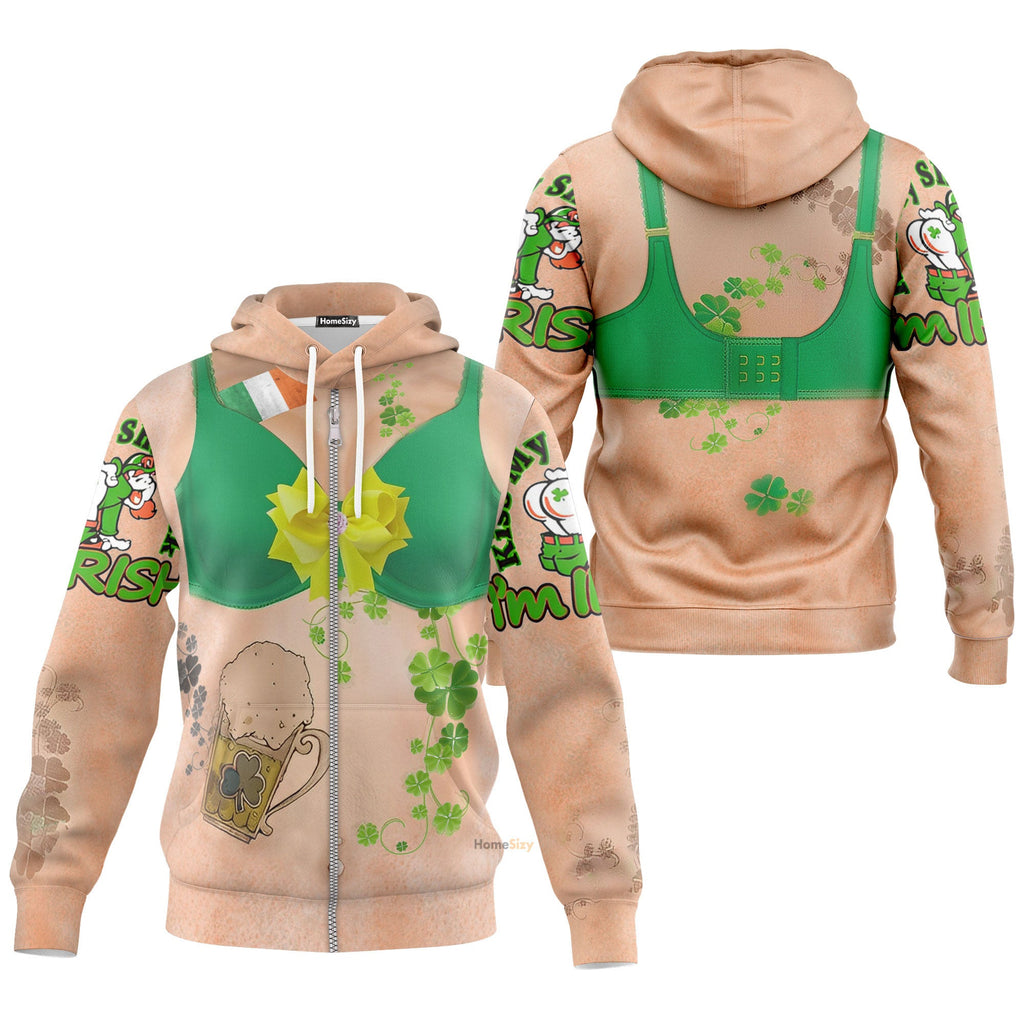 Custom Cosplay 3d St. Patrick's Day Hoodie QT302067Tf