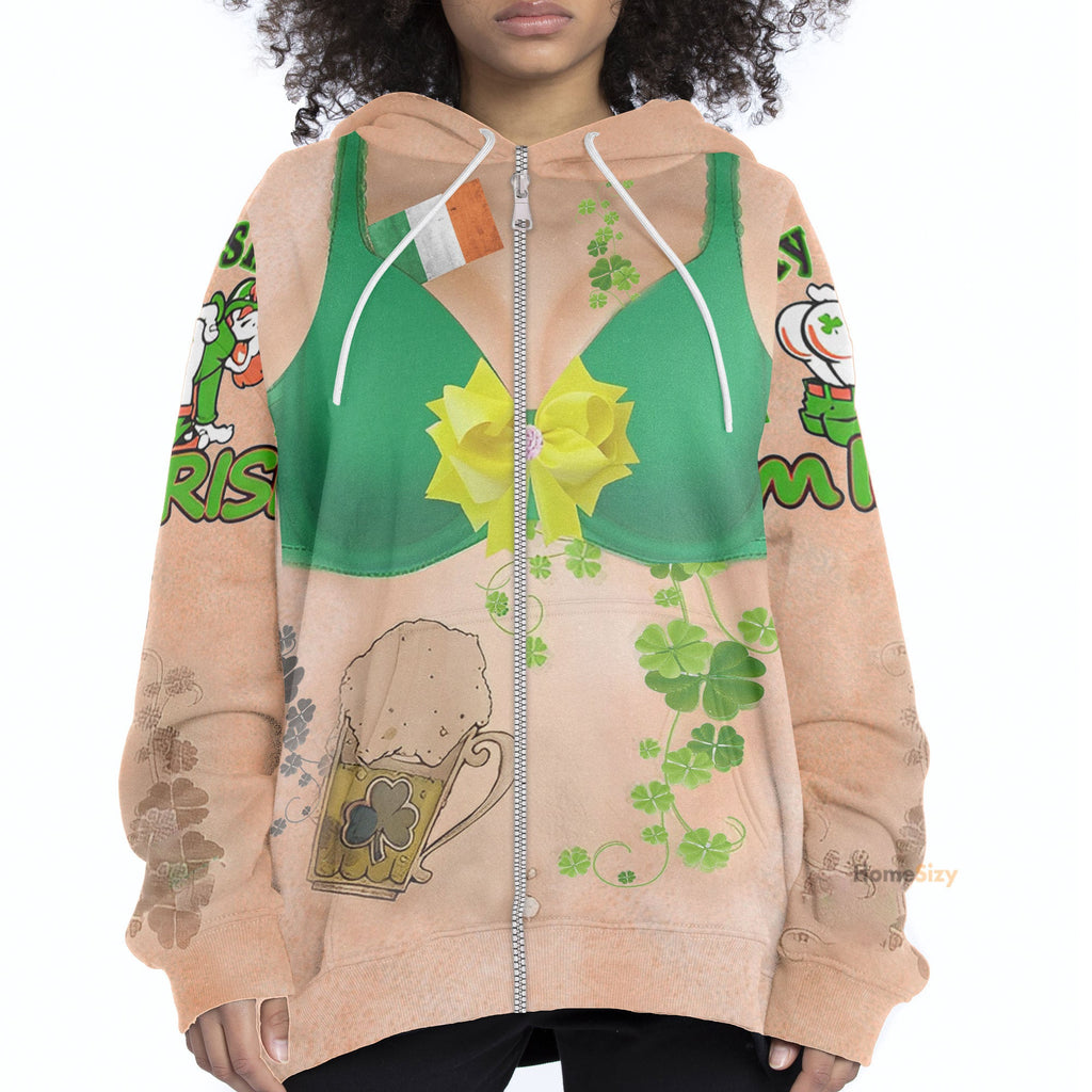 Custom Cosplay 3d St. Patrick's Day Hoodie QT302067Tf