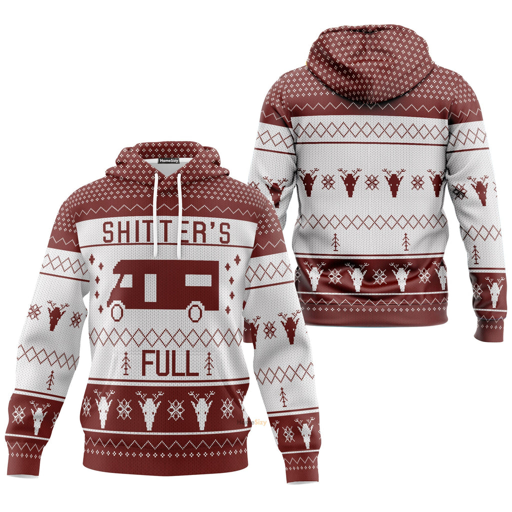 Shitters Red Custom Cosplay Hoodie Apparel QT210027Hg