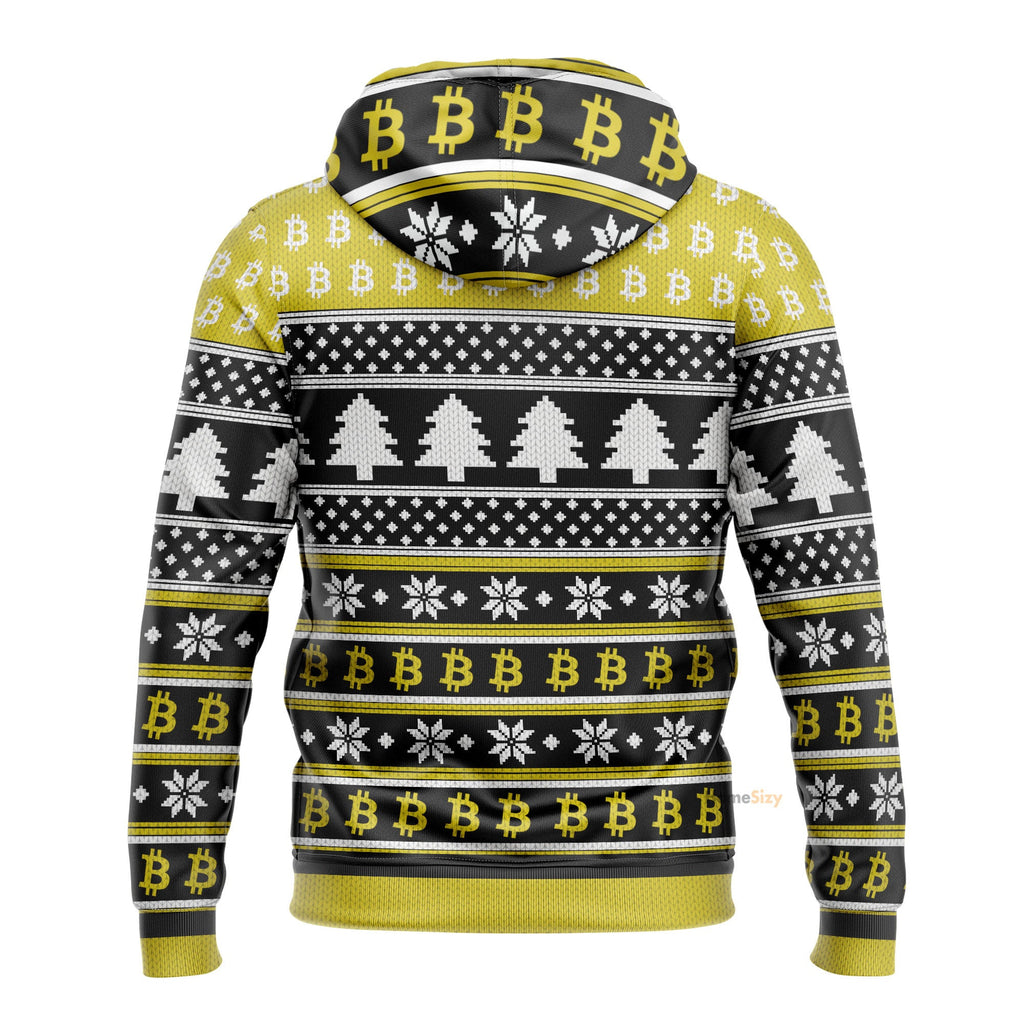 Bitcoin Christmas Custom Cosplay Hoodie Apparel QT212309Hf