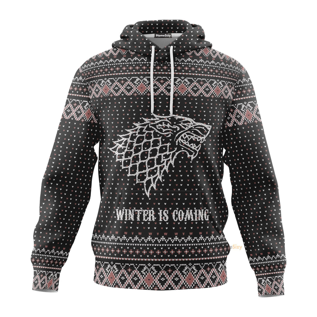 Winter Is Coming Ugly Sweater Custom Hoodie QT308565