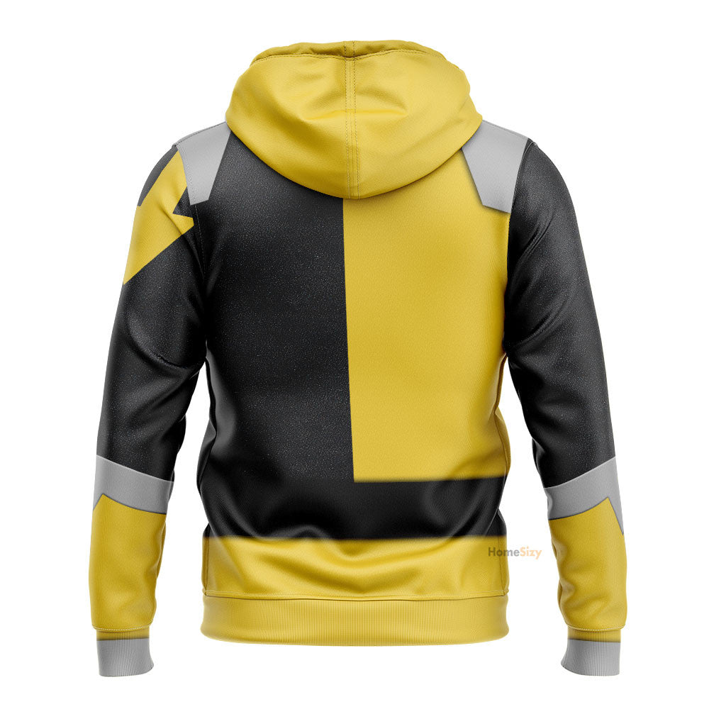  Power Rangers HyperForce Yellow Custom Hoodie QT305861Hf
