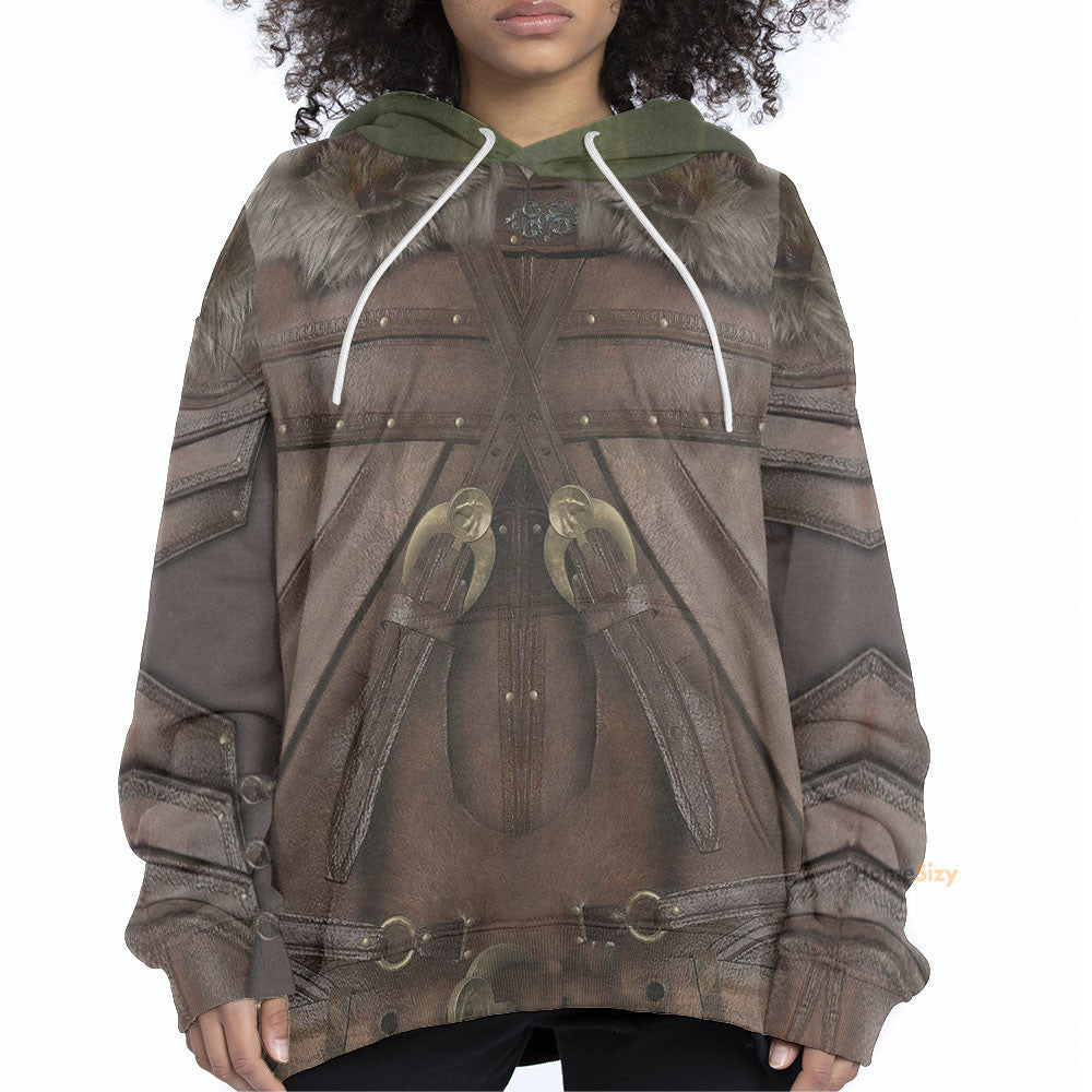 D&D Drizzt Custom Cosplay Costume Hoodie QT207435Hf